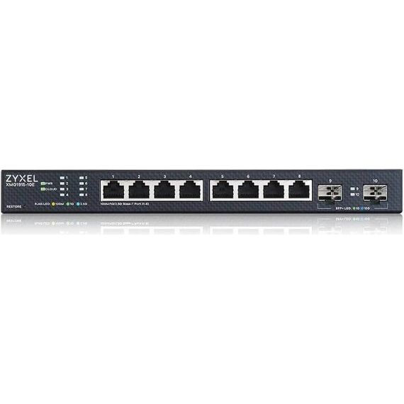 Zyxel XMG1915-10E Smart Managed 8-Port 2.5GbE Switch with 2 SFP+ Uplinks