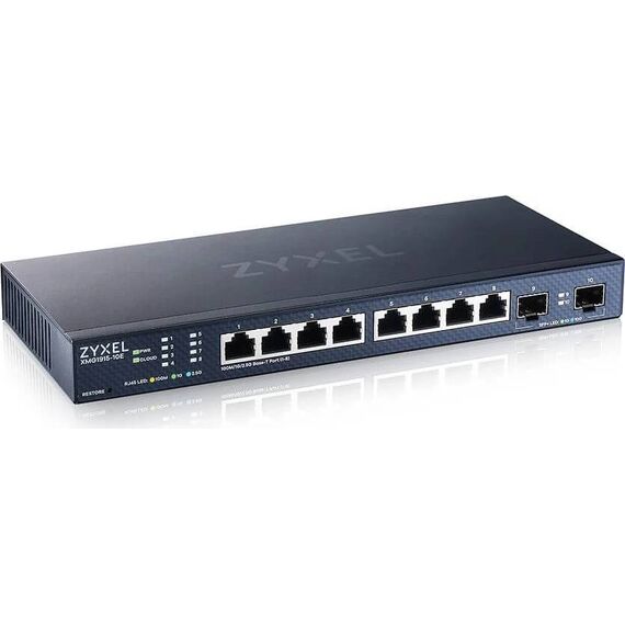 Zyxel XMG1915-10E Smart Managed 8-Port 2.5GbE Switch with 2 SFP+ Uplinks