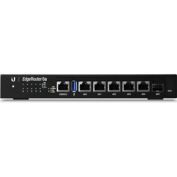EdgeRouter 6P - 6-Port Gigabit PoE Router