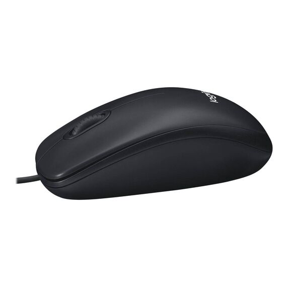 Logitech M100 Wired USB Optical Mouse Black 910-006652