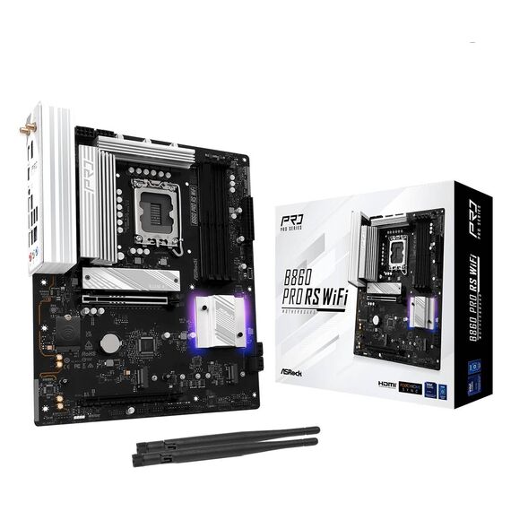 ASRock B860 Pro RS WiFi ATX Motherboard LGA1851 DDR5