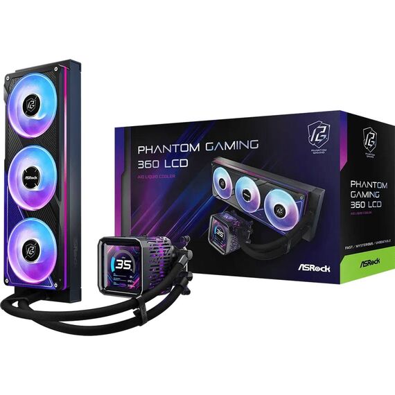 ASRock Phantom Gaming 360 LCD AIO Liquid CPU Cooler