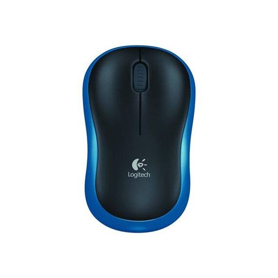 Logitech M185 Blue Wireless Mouse with USB Receiver