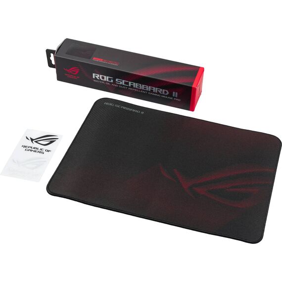 ASUS ROG Scabbard II Medium Gaming Mouse Pad 360x260mm Nano Coating Anti-Fray Non-Slip