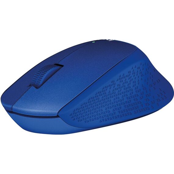 Logitech M330 Silent Plus Blue Wireless Mouse 2.4GHz USB Receiver