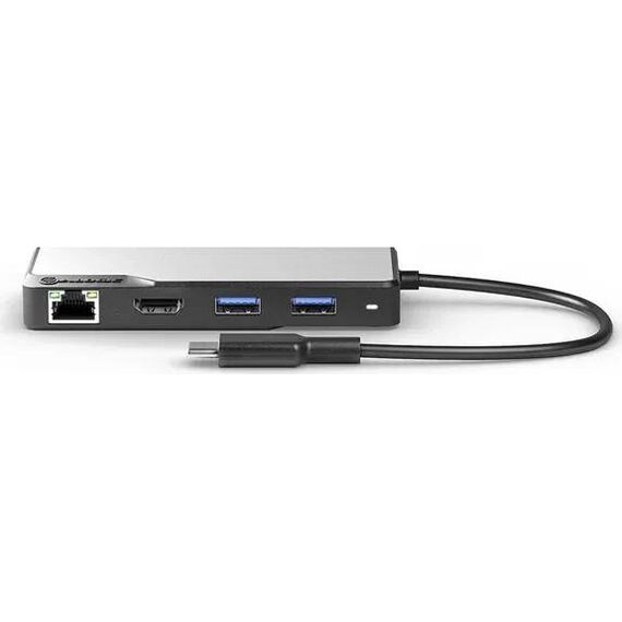 ALOGIC Fusion ALPHA UCFUPRGEV2-SGR 5-in-1 USB-C Hub HDMI 4K 60Hz Gigabit Ethernet 100W PD