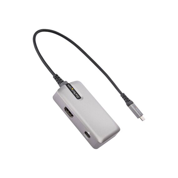 StarTech.com DKT31CHPD3 4-in-1 USB-C Multiport Adapter HDMI 4K 60Hz 3-Port USB 10Gbps 100W PD