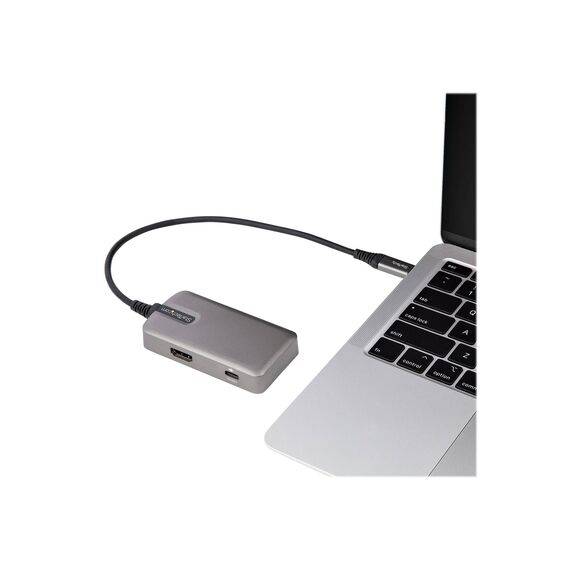 StarTech.com DKT31CHPD3 4-in-1 USB-C Multiport Adapter HDMI 4K 60Hz 3-Port USB 10Gbps 100W PD