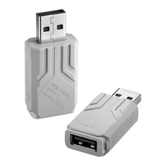 ASUS ROG Polling Rate Booster White 8000Hz USB-A Adapter