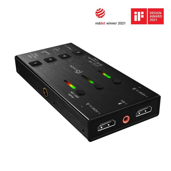 j5create JVA06-N USB-C Dual HDMI Video Capture 1080p60