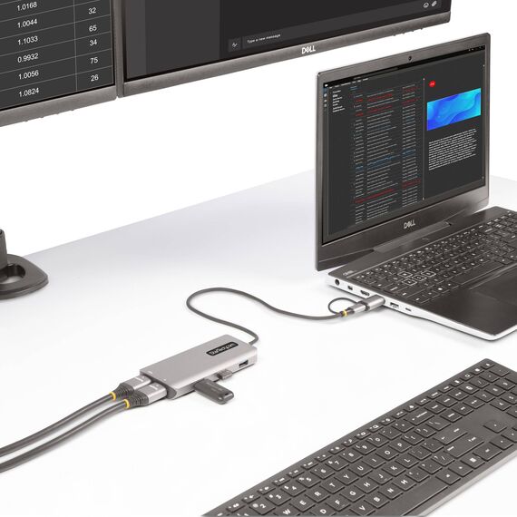 StarTech 167B USB-C Dual HDMI Multiport Travel Dock