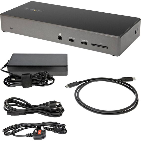 StarTech USB-C Triple 4K Docking Station 100W DK31C2DHSPDUE