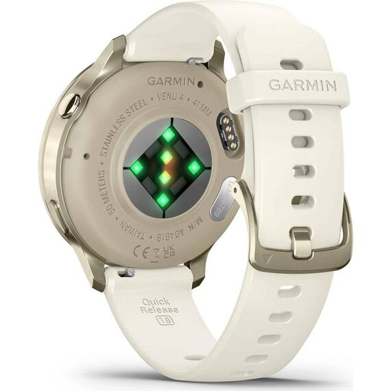 Garmin Venu 4 41mm AMOLED GPS Smartwatch Gold/Beige