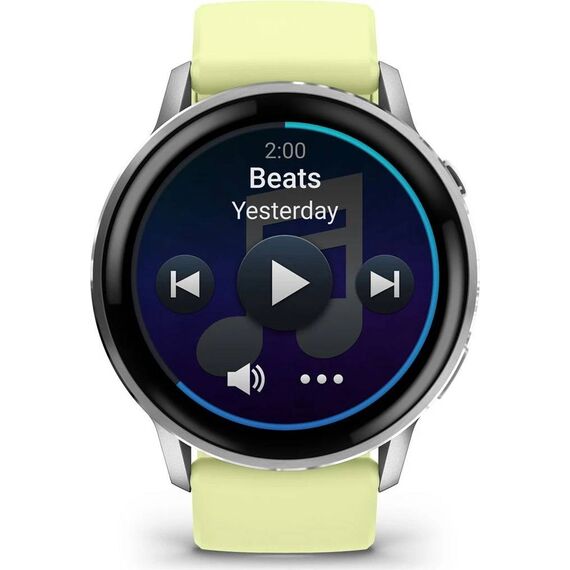 Garmin Venu 4 45mm AMOLED GPS Smartwatch Silver/Citron
