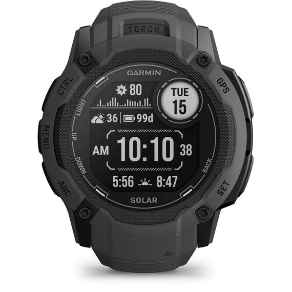 Garmin Instinct 2X Solar 50mm Rugged GPS Smartwatch