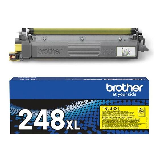 Brother TN-248XLY Yellow High Yield Original Toner Cartridge