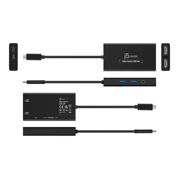 j5create JVA01-N USB-C Video Capture USB Hub HDMI 1080p