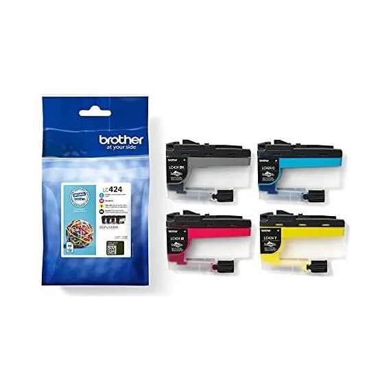 Brother LC424VAL Black Cyan Magenta Yellow Standard Yield Ink Multipack