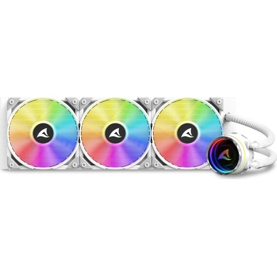 Sharkoon S90 RGB White 360mm ARGB Liquid CPU Cooler