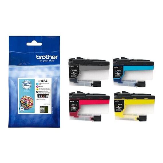 Brother LC424VAL Black Cyan Magenta Yellow Standard Yield Ink Multipack