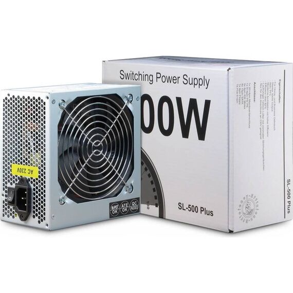 Inter-Tech SL-500 Plus 500W ATX PSU 80 PLUS Active PFC