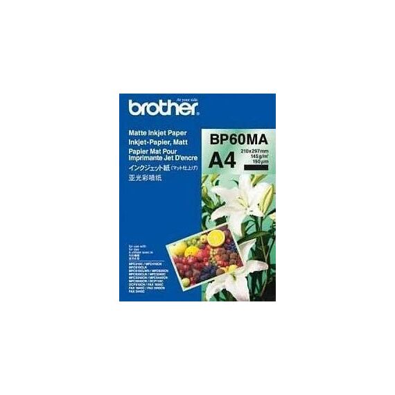 Brother BP60MA Matte A4 Inkjet Paper 145gsm 25 Sheets