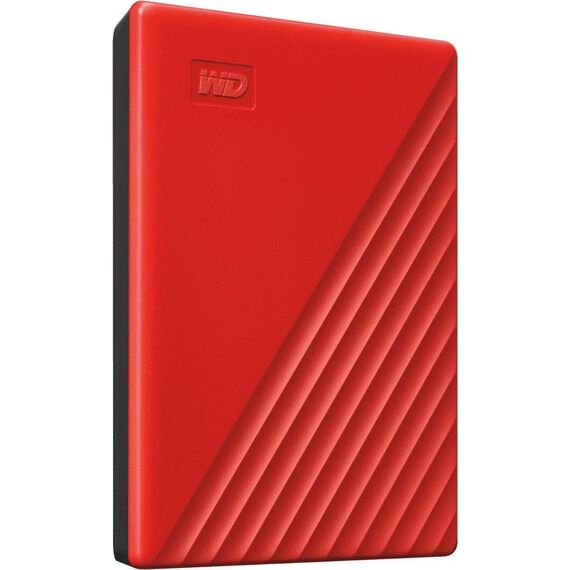 WD My Passport 2TB USB 3.2 Gen 1 Encrypted HDD (Red)