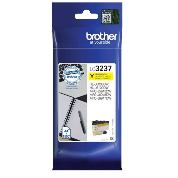 Brother LC3237Y Yellow original ink cartridge for LC3237Y