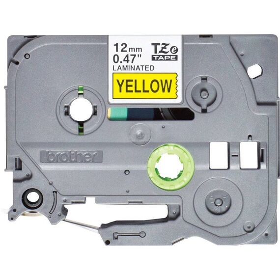 Brother TZe-631S Black on Yellow Laminated Tape 12mm x 4m