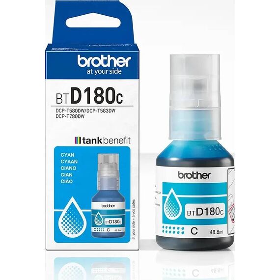 Brother BTD180C Original Cyan Ink Bottle Up to 5000 Pages