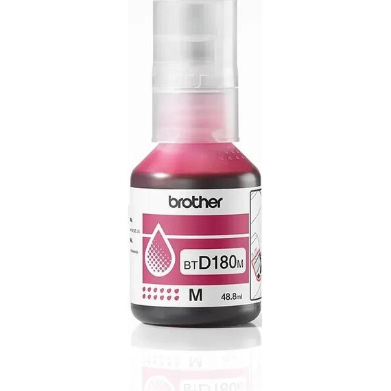 Brother BTD180M Magenta Original Super High Yield Ink Bottle 5000 Pages