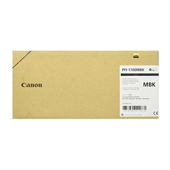Canon PFI1700 MBK 700 ml matte black original ink 0774C001