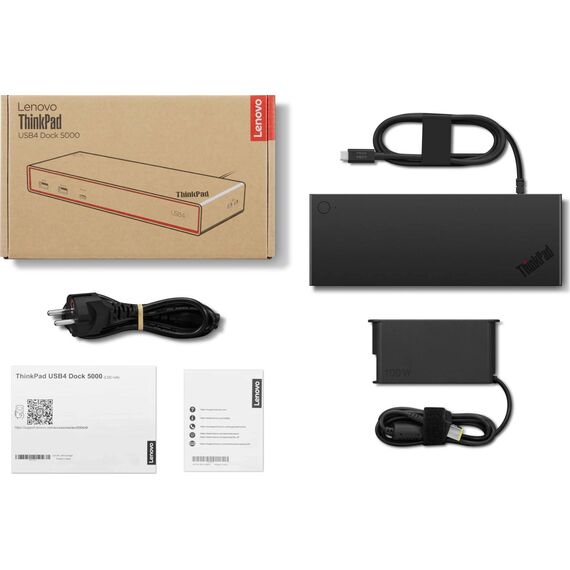 Lenovo ThinkPad USB4 Dock 5000 40BF0100EU Thunderbolt 4