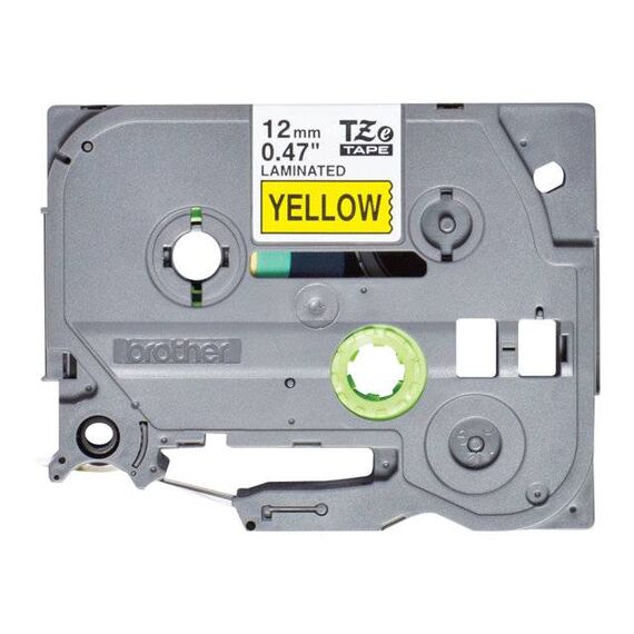 Brother TZe-631S Black on Yellow Laminated Tape 12mm x 4m