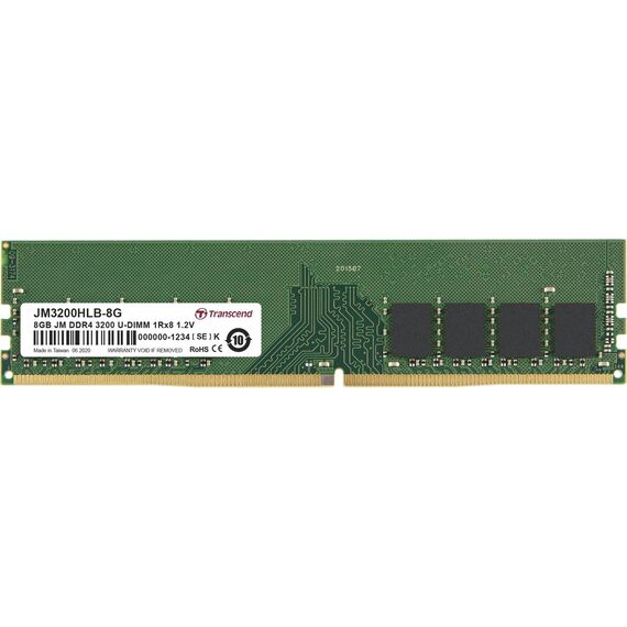 Transcend JetRAM DDR4 module 8 GB DIMM 288pin JM3200HLB-8G