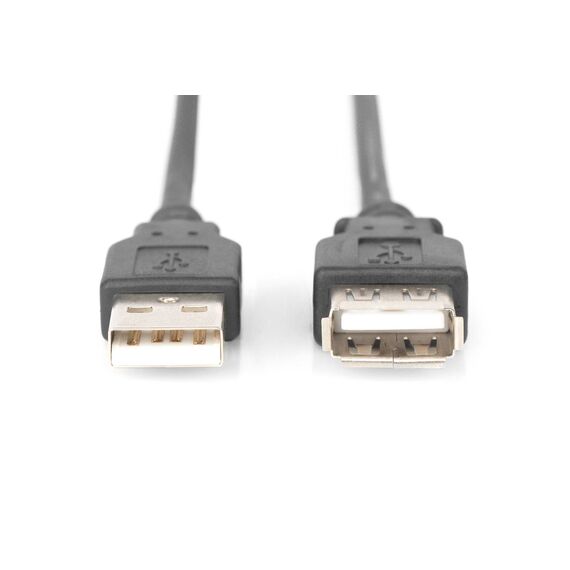 DIGITUS AK-300202-018-S USB-A Extension Cable 1.8m Black