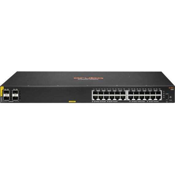 HPE Aruba 6100 24G Class4 PoE 4SFP+ Switch Managed JL677A