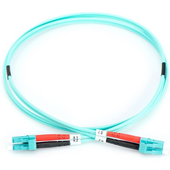 DIGITUS DK-2533-02/3 OM3 LC-LC Duplex Multimode Fibre Optic Patch Cable 2m Turquoise