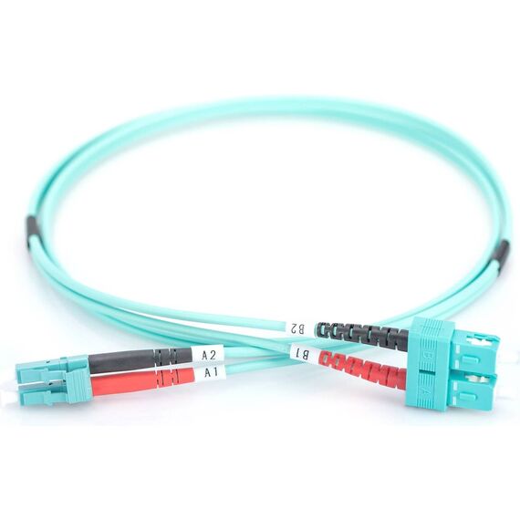 DIGITUS DK-2532-03/3 OM3 LC to SC Duplex Fiber Optic Patch Cable 3m