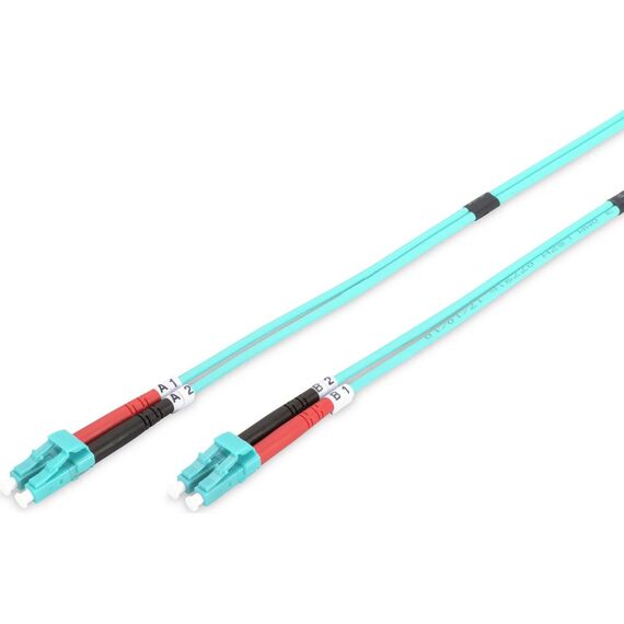 Digitus Fiber Optic Patch Cord OM3 LC/LC Duplex 7m Turquoise