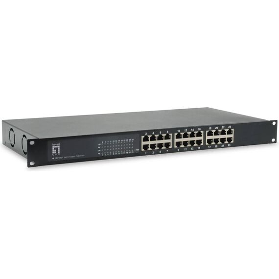 LevelOne GEP-2421W150 24-Port Gigabit PoE+ Switch