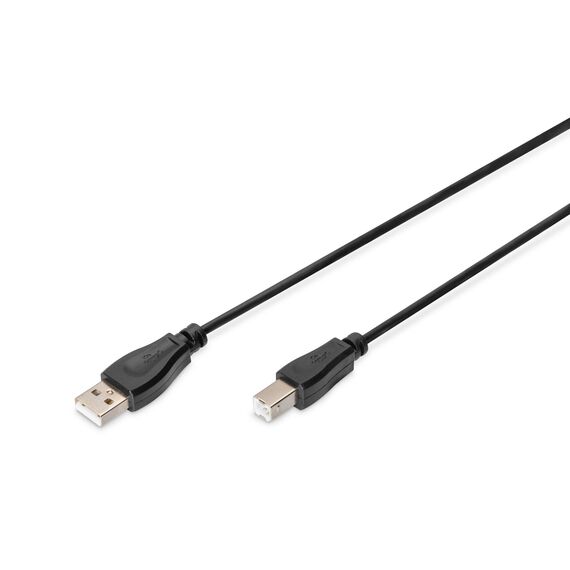 DIGITUS USB 2.0 A-to-B Cable 1.8 m Black