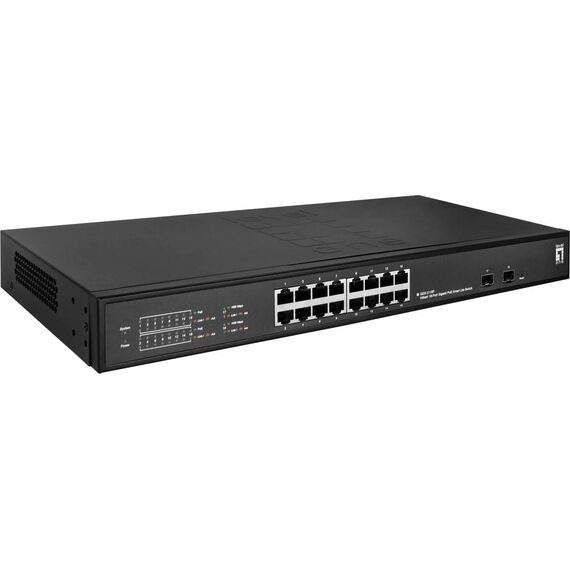 LevelOne Hilbert 18Port Gigabit PoE Smart Lite GES-2118P