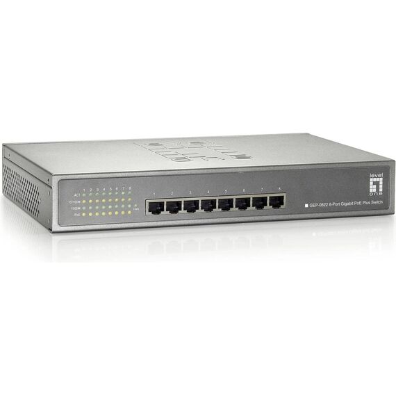 LevelOne GEP0822 Switch unmanaged 8 x 101001000 GEP-0822