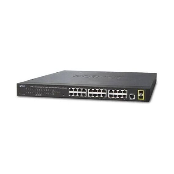 PLANET GS-4210-24T2S - Switch - Managed - 24 x 10/100/1000 + 2 x