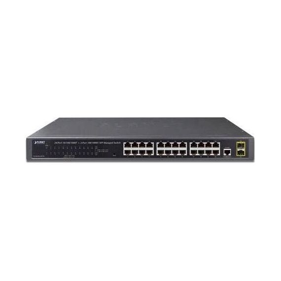 PLANET GS-4210-24T2S - Switch - Managed - 24 x 10/100/1000 + 2 x