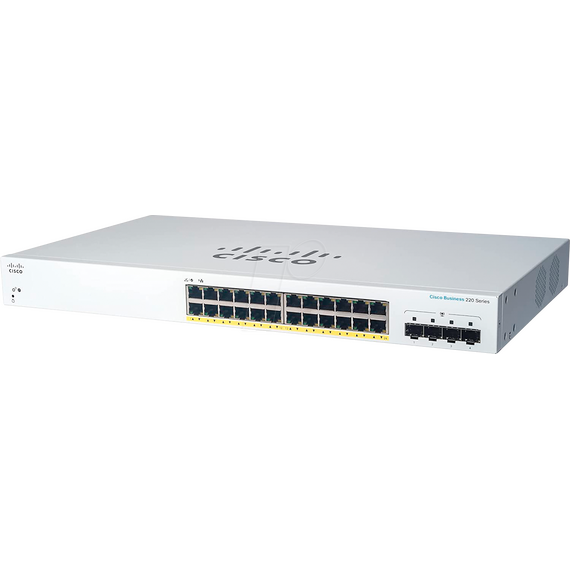 Cisco CBS220-24FP-4G Smart Switch 24-Port PoE+