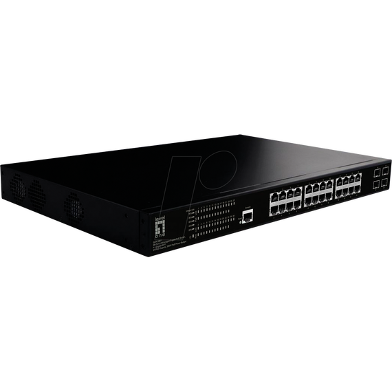 LevelOne GEP-2861 Managed PoE+ Switch 24-Port