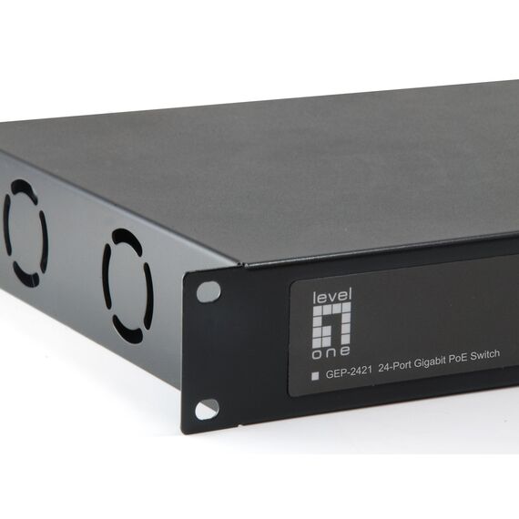 LevelOne GEP-2421W150 24-Port Gigabit PoE+ Switch