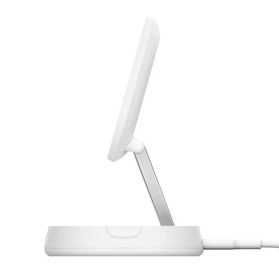 Belkin WIA008VFWH BoostCharge Pro Qi2 15W Stand White